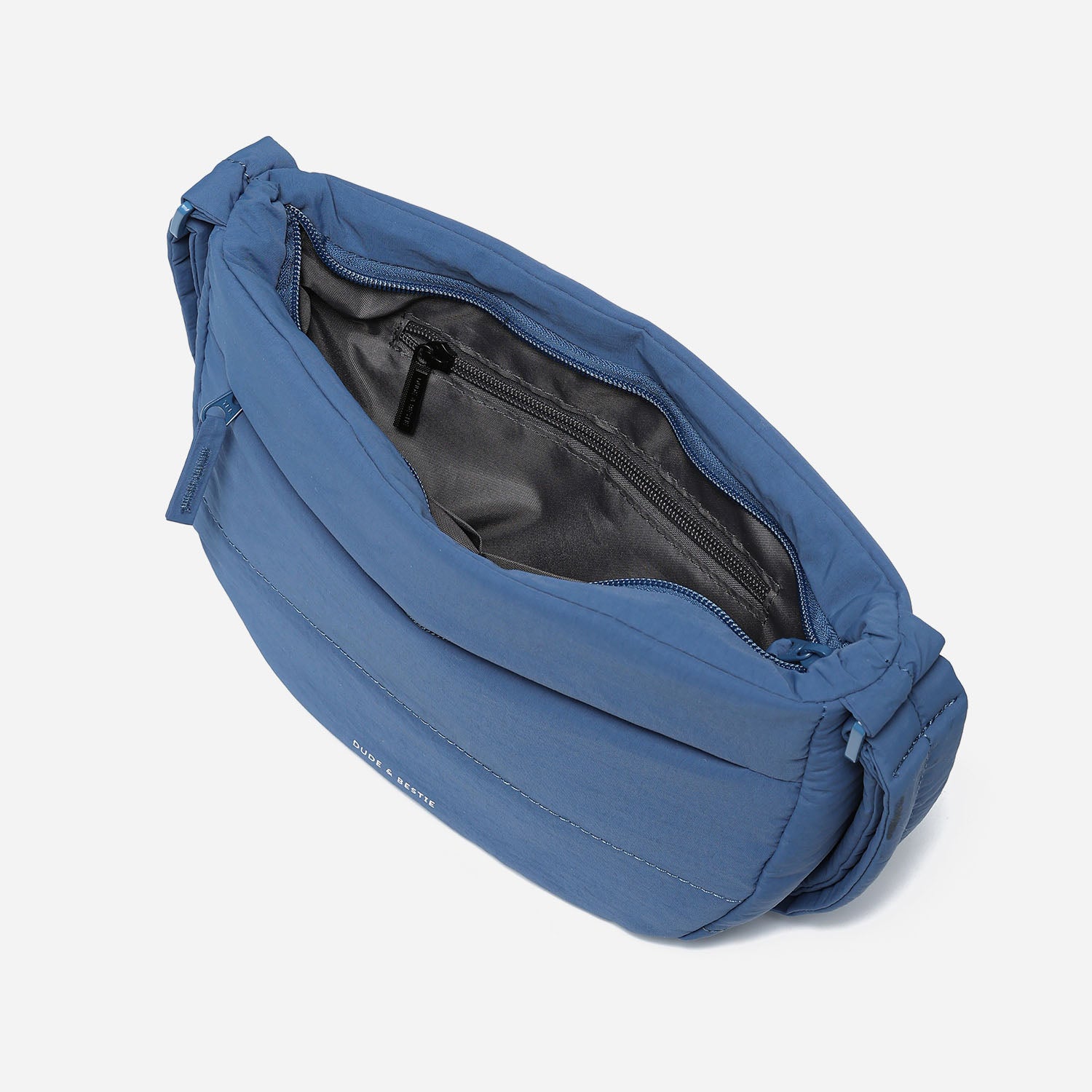 Dude & Bestie - Puff Crossbody Bag (Steel Blue)