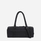 Dude & Bestie Puff Roll Baguette Bag in Black Color