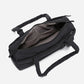 Dude & Bestie Puff Roll Baguette Bag in Black Color