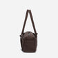 Dude & Bestie Puff Roll Baguette Bag in Choco Brown Color