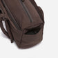 Dude & Bestie Puff Roll Baguette Bag in Choco Brown Color