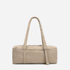 Dude & Bestie Puff Roll Baguette Bag in Sage Color
