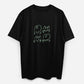Dude & Bestie x Shuku Be Bold Embroidery T-Shirt Black Color