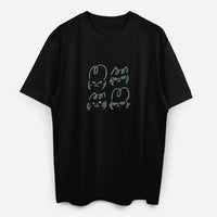 Dude & Bestie x Shuku Be Bold Embroidery T-Shirt Black Color