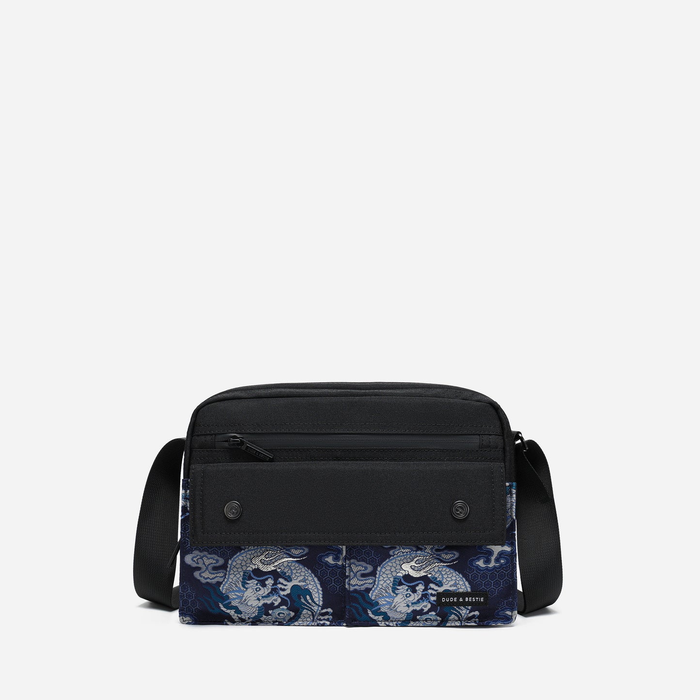 Dude & Bestie Skyline Nishijin'ori Crossbody Bag - Ganryu