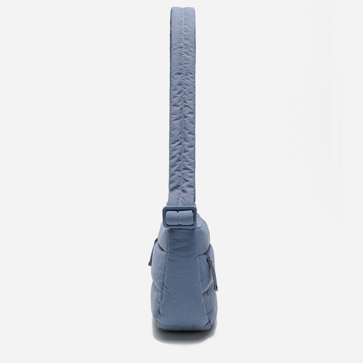 Dude & Bestie Small Puff Crossbody Bag in Slate Blue