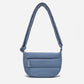 Dude & Bestie Small Puff Crossbody Bag in Slate Blue