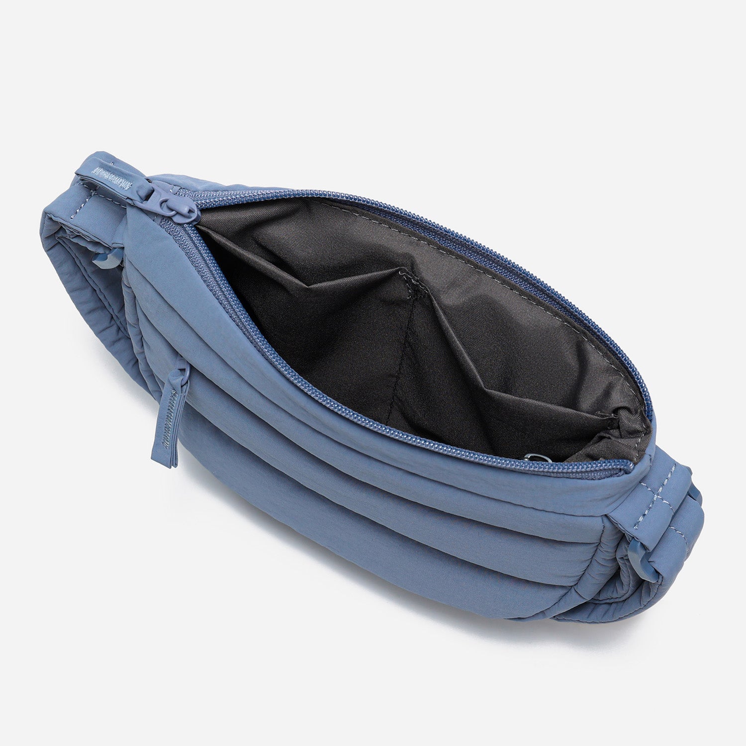 Dude & Bestie Small Puff Crossbody Bag in Slate Blue