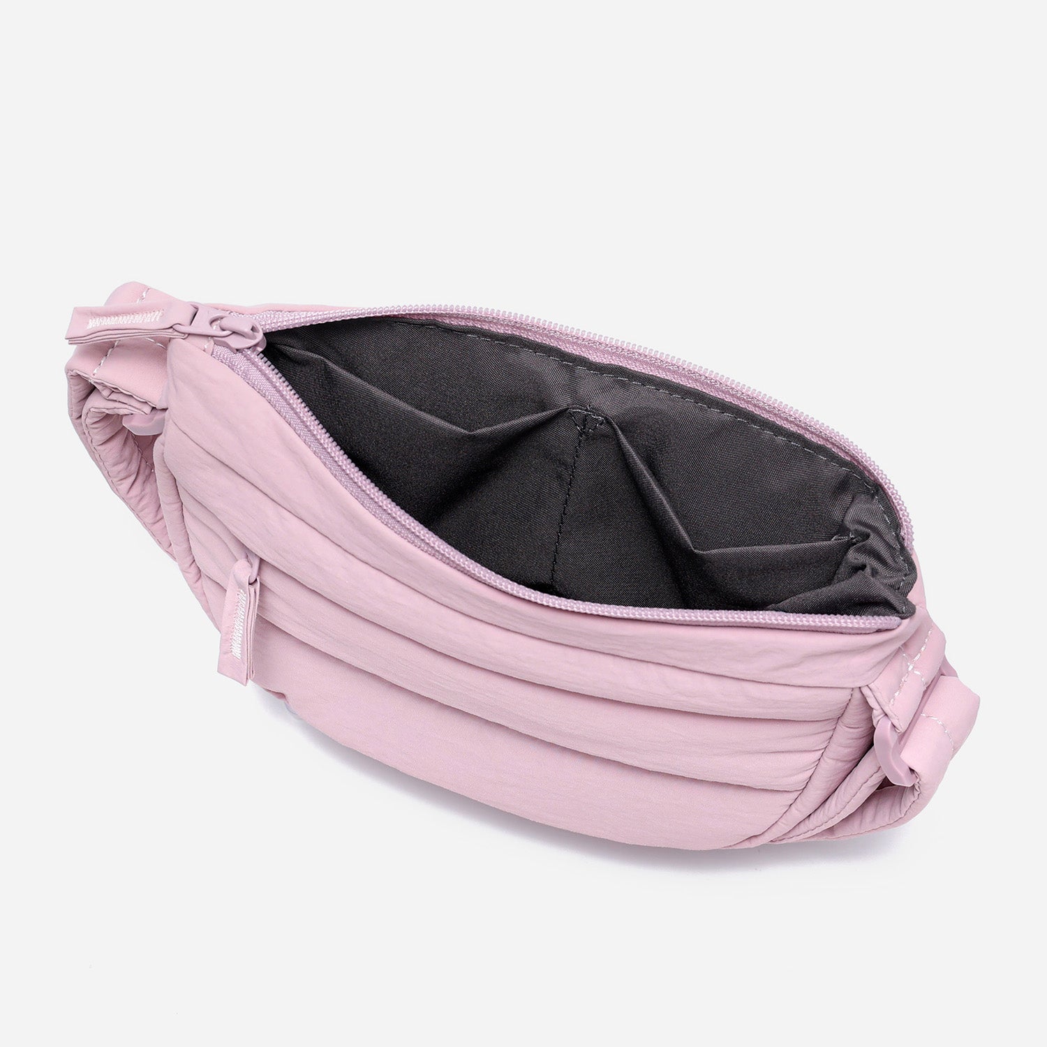 Dude & Bestie Small Puff Crossbody Bag in Baby Pink