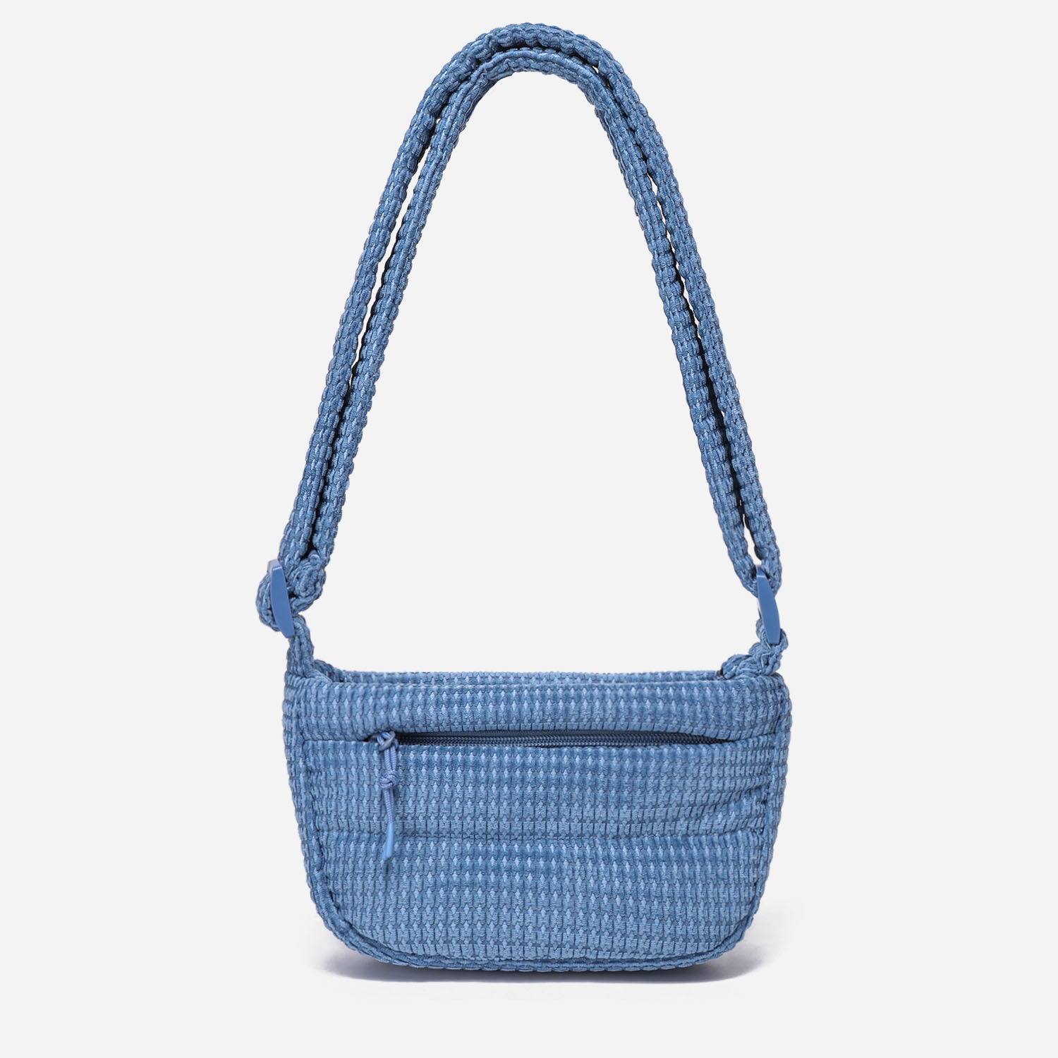 Small Puff Corduroy Crossbody Bag (Retro Blue)