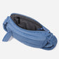 Small Puff Corduroy Crossbody Bag (Retro Blue)
