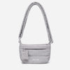 Small Puff Corduroy Crossbody Bag (Dove Gray)