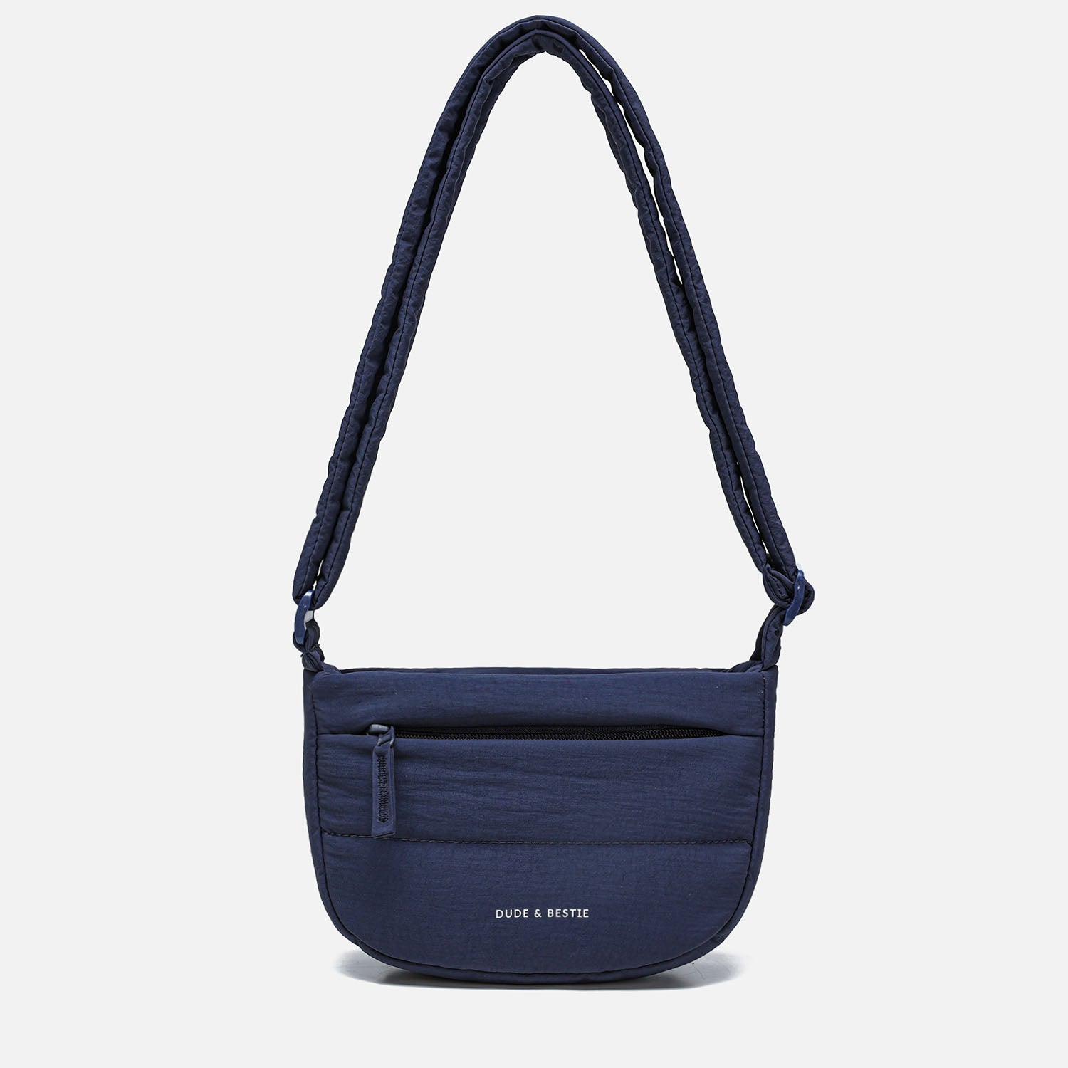 Dude & Bestie Small Puff Crossbody Bag (Ink Blue)