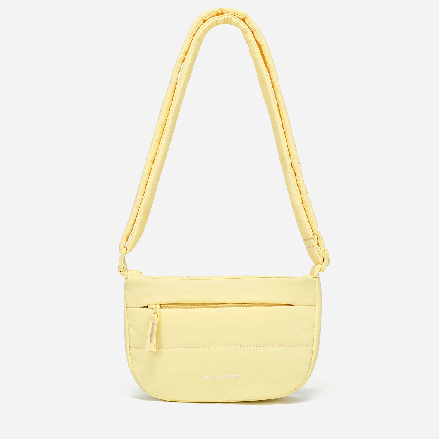Dude & BestieSmall Puff Crossbody Bag (Pale Yellow)