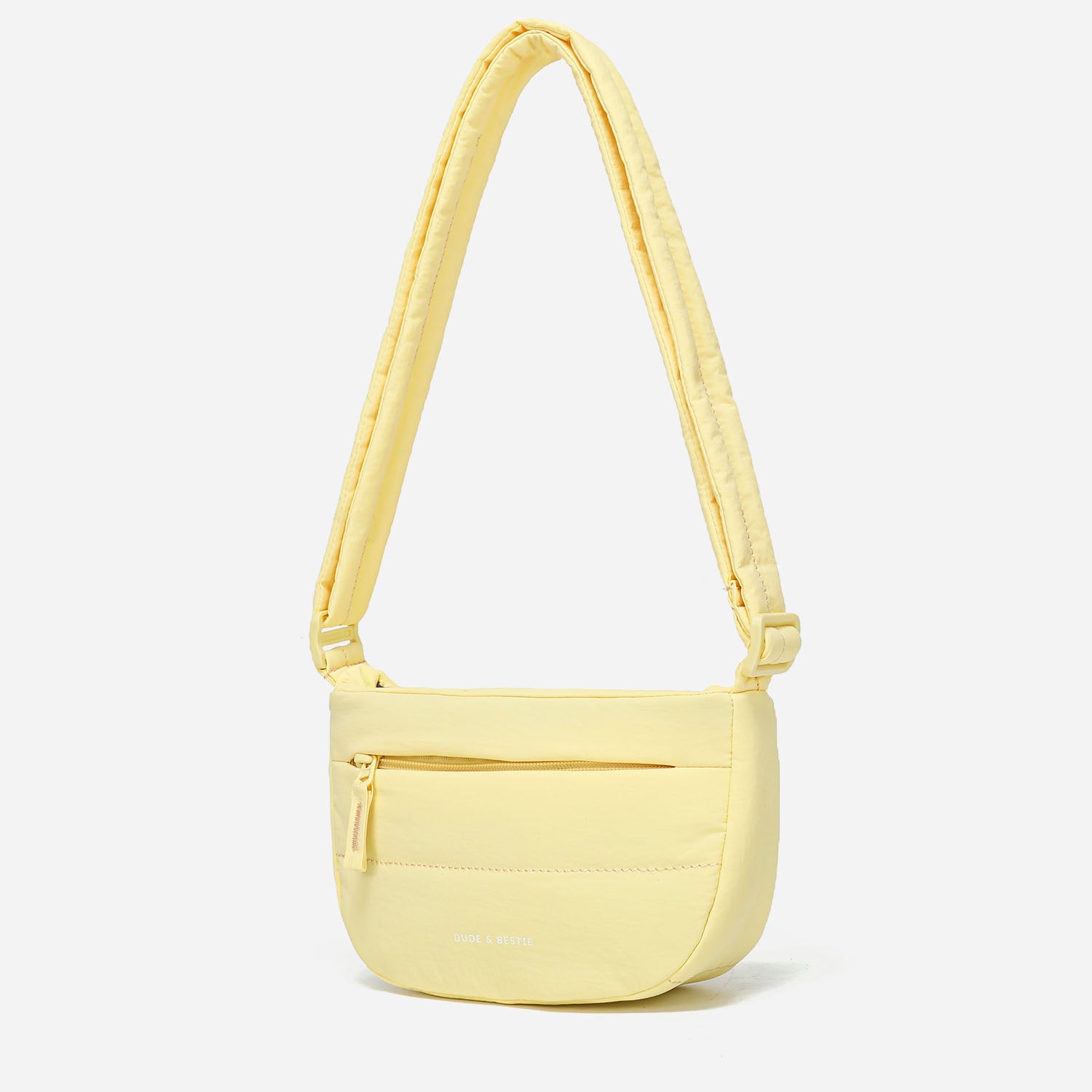Dude & BestieSmall Puff Crossbody Bag (Pale Yellow)