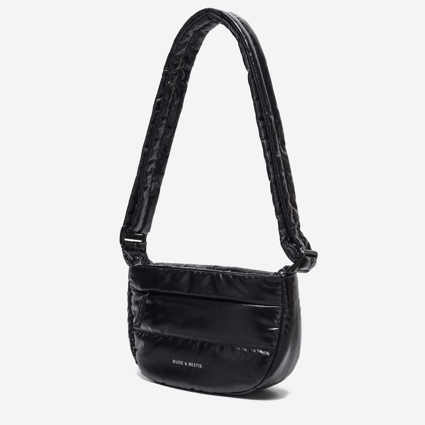 Small Puff Crossbody Bag Polish Series (Black)