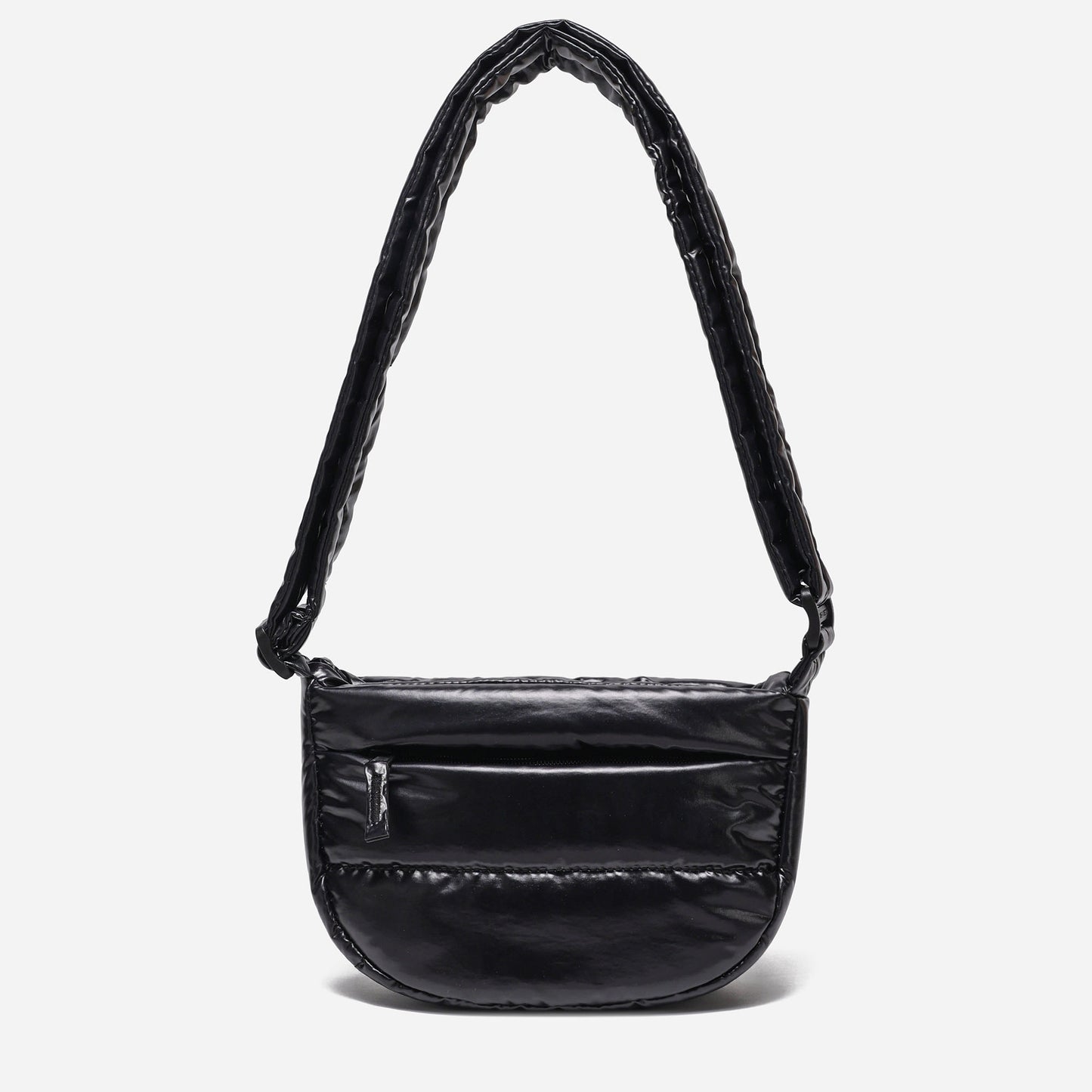 Small Puff Crossbody Bag Polish Series (Black)