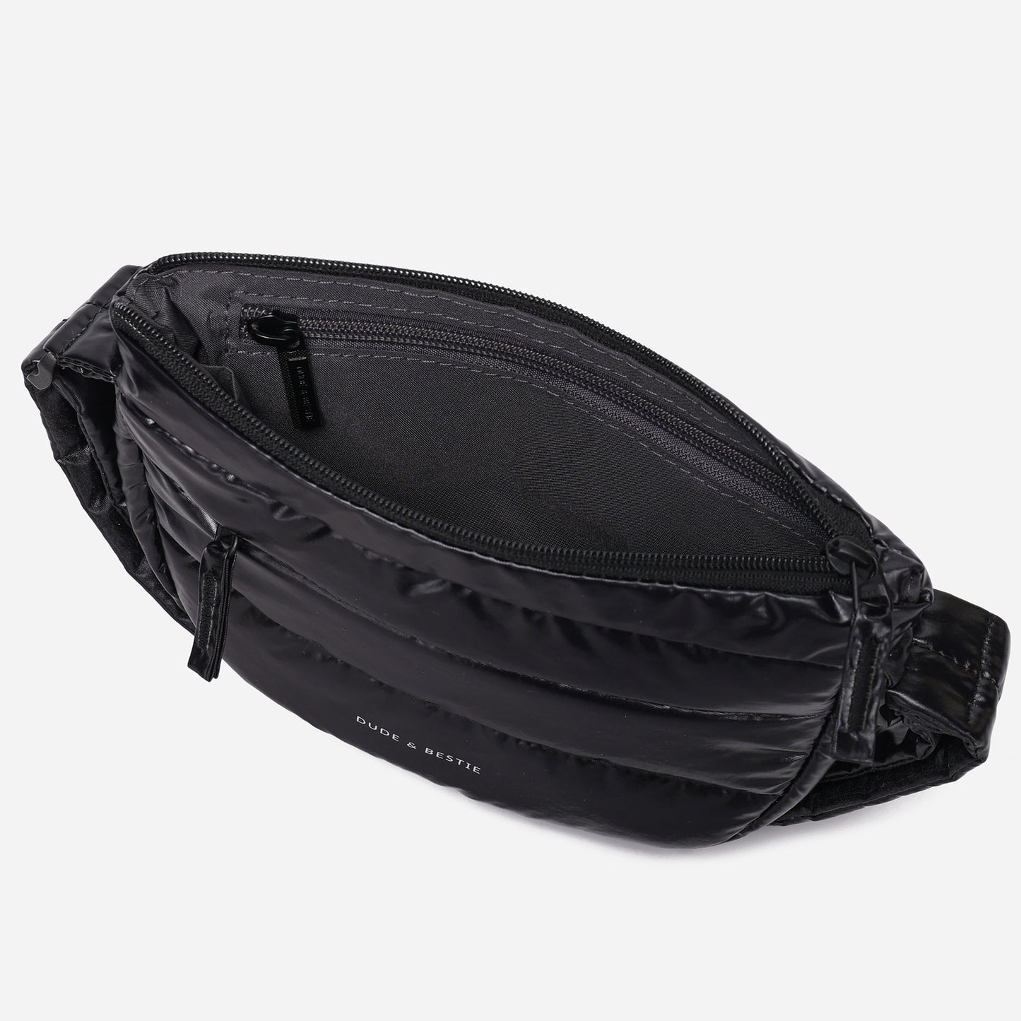 Small Puff Crossbody Bag Polish Series (Black)