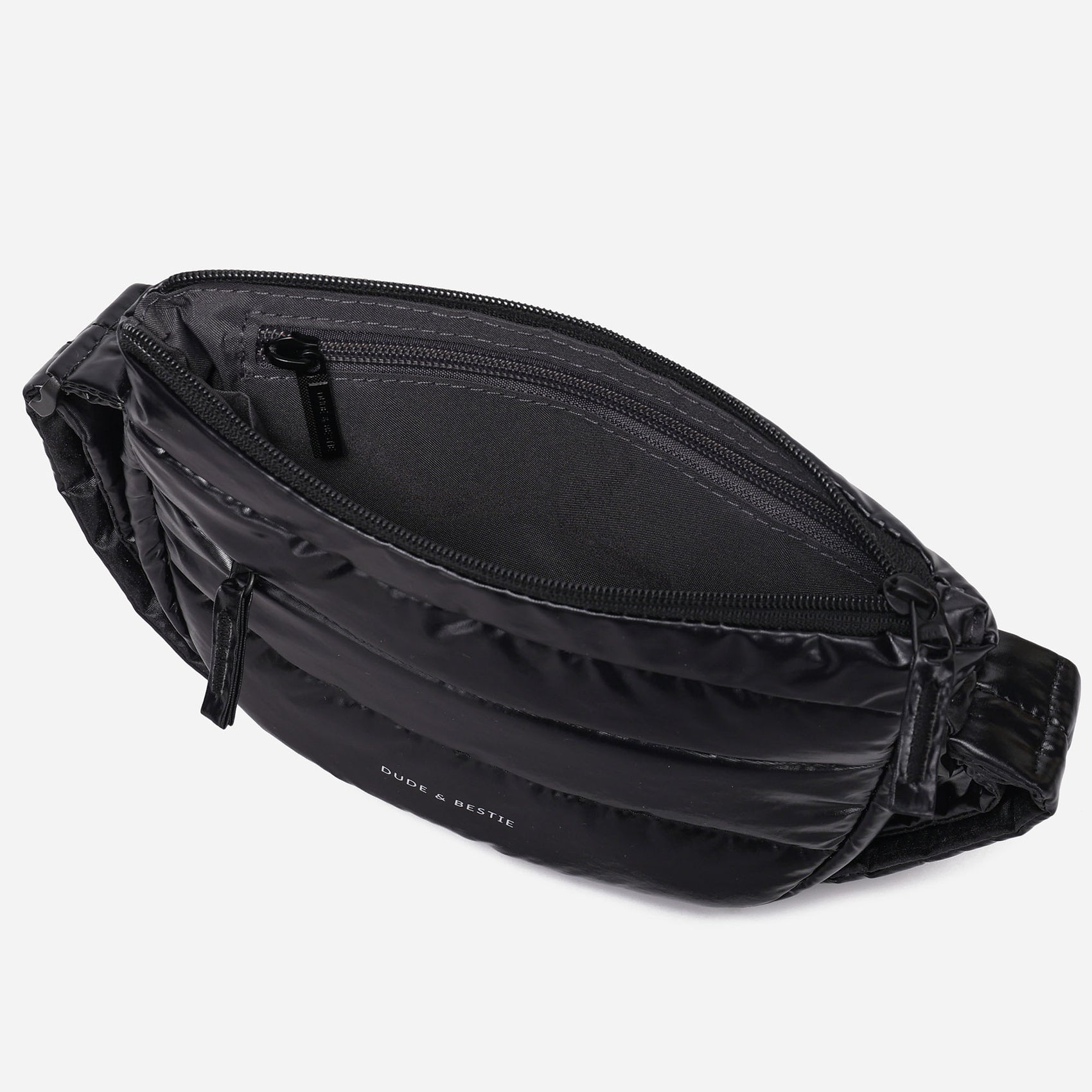 Small Puff Crossbody Bag Polish Series (Black)