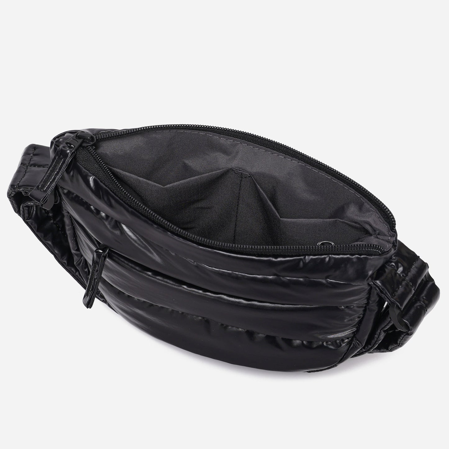 Small Puff Crossbody Bag Polish Series (Black)