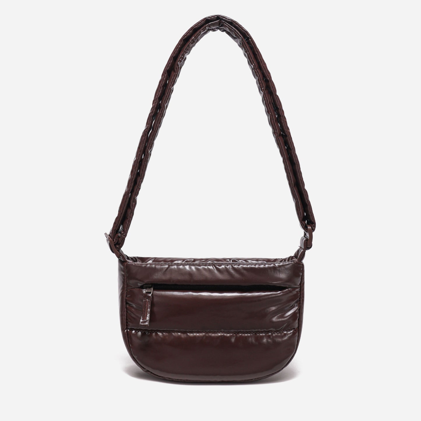 Small Puff Crossbody Bag Polish Series (Brown)