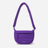 Small Puff Crossbody Bag Dude & Bestie in Hyacinth Purple Color