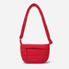 Small Puff Crossbody Bag Dude & Bestie in Red Color