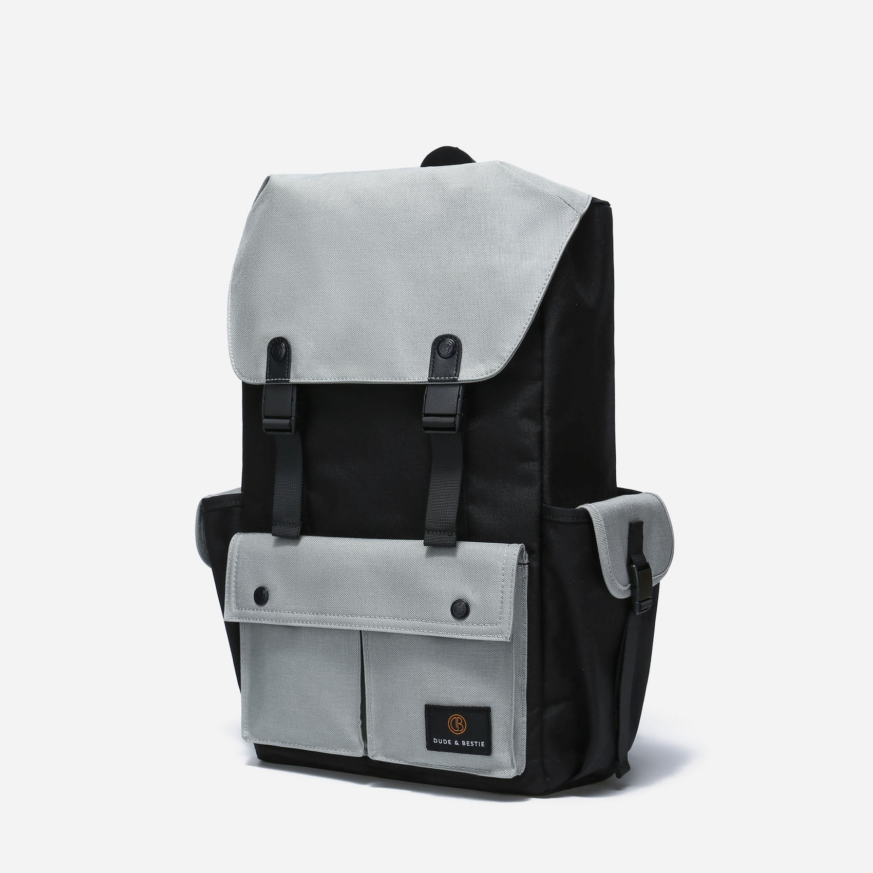 Dude & Bestie Predator Backpack - (Black/LightGray)