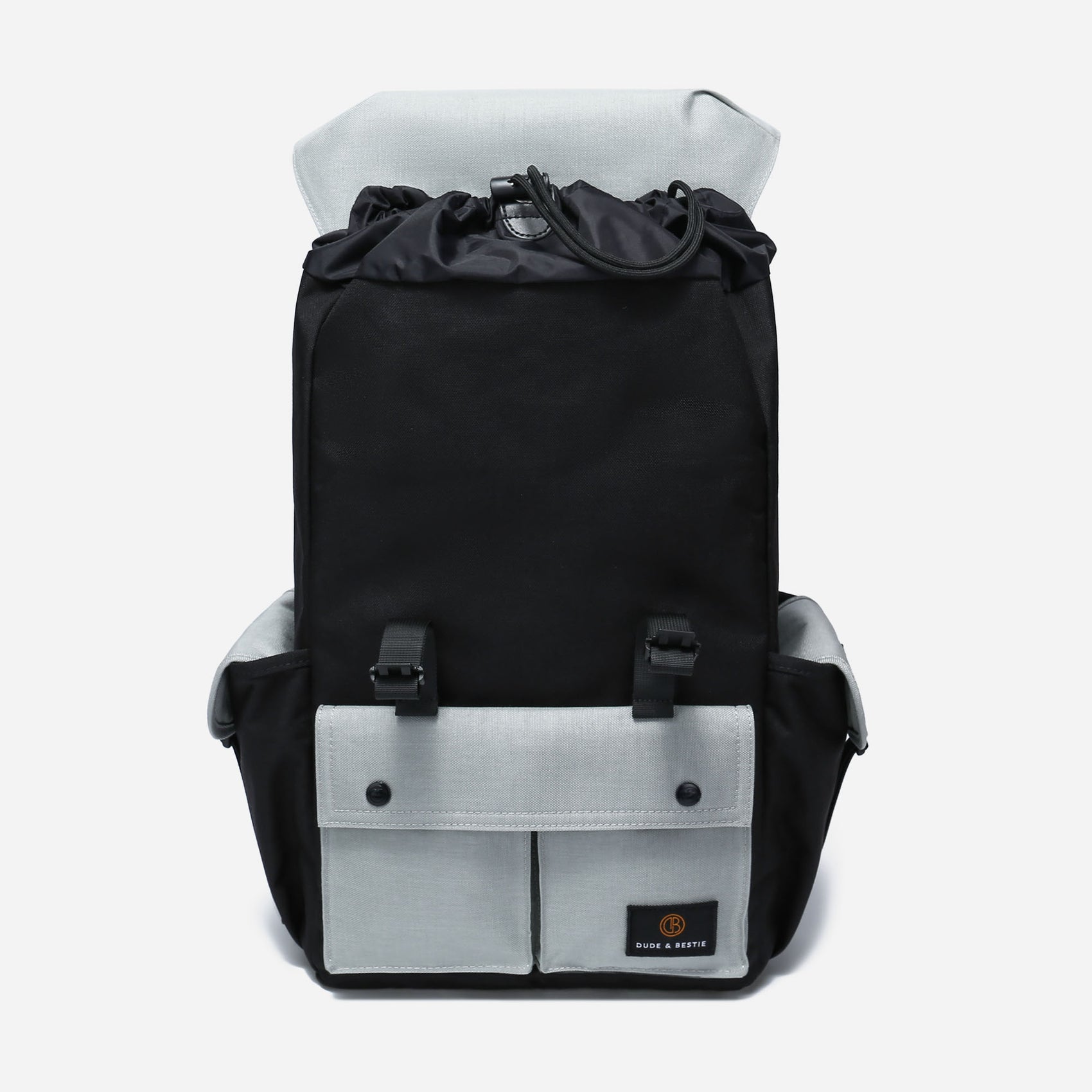 Dude & Bestie Predator Backpack - (Black/LightGray)
