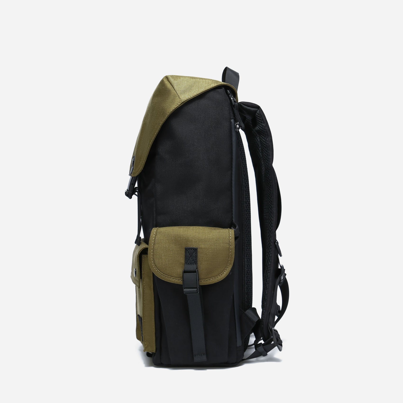 Dude & Bestie Predator Backpack - (Black/Khaki)