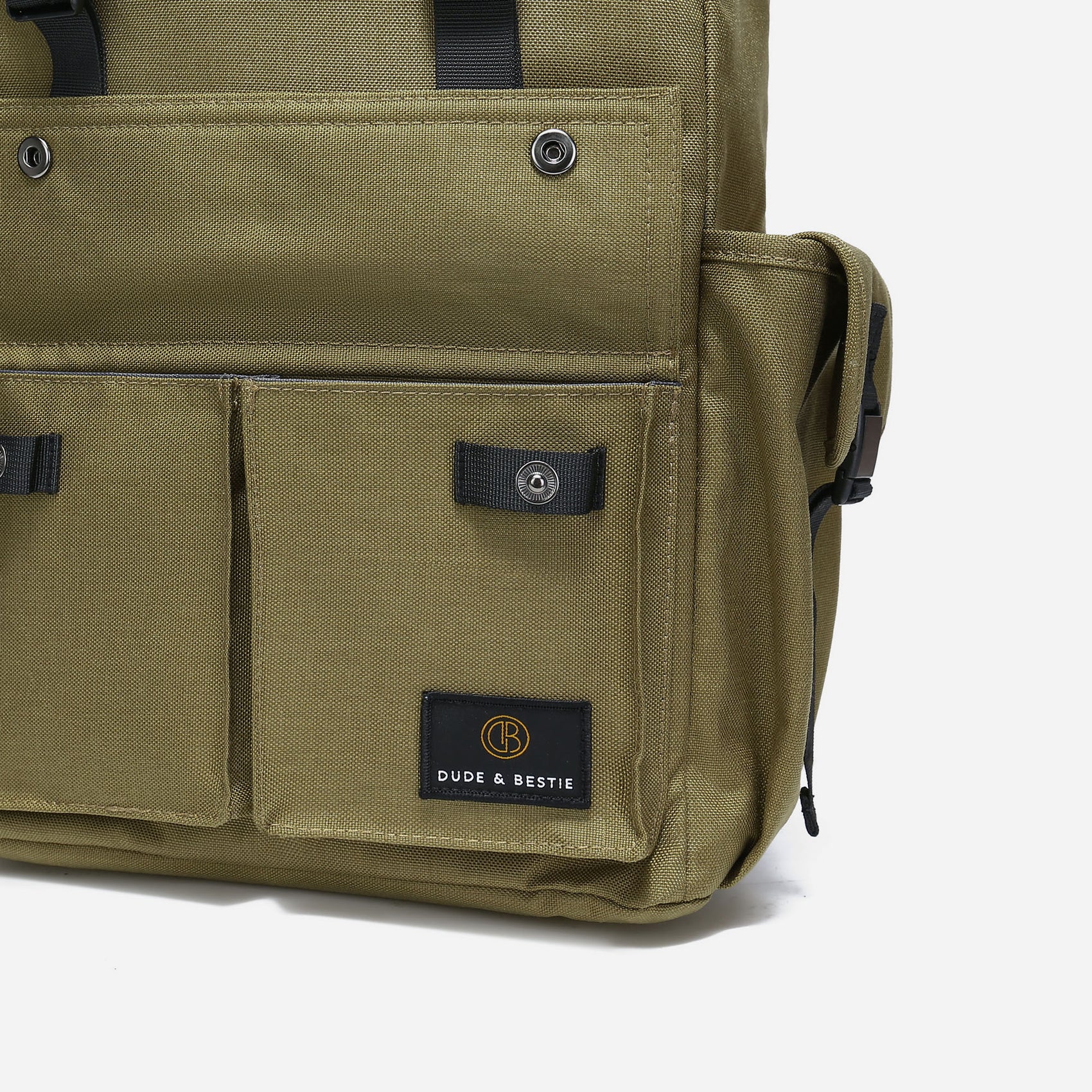 Dude & Bestie Predator Backpack - Khaki Green