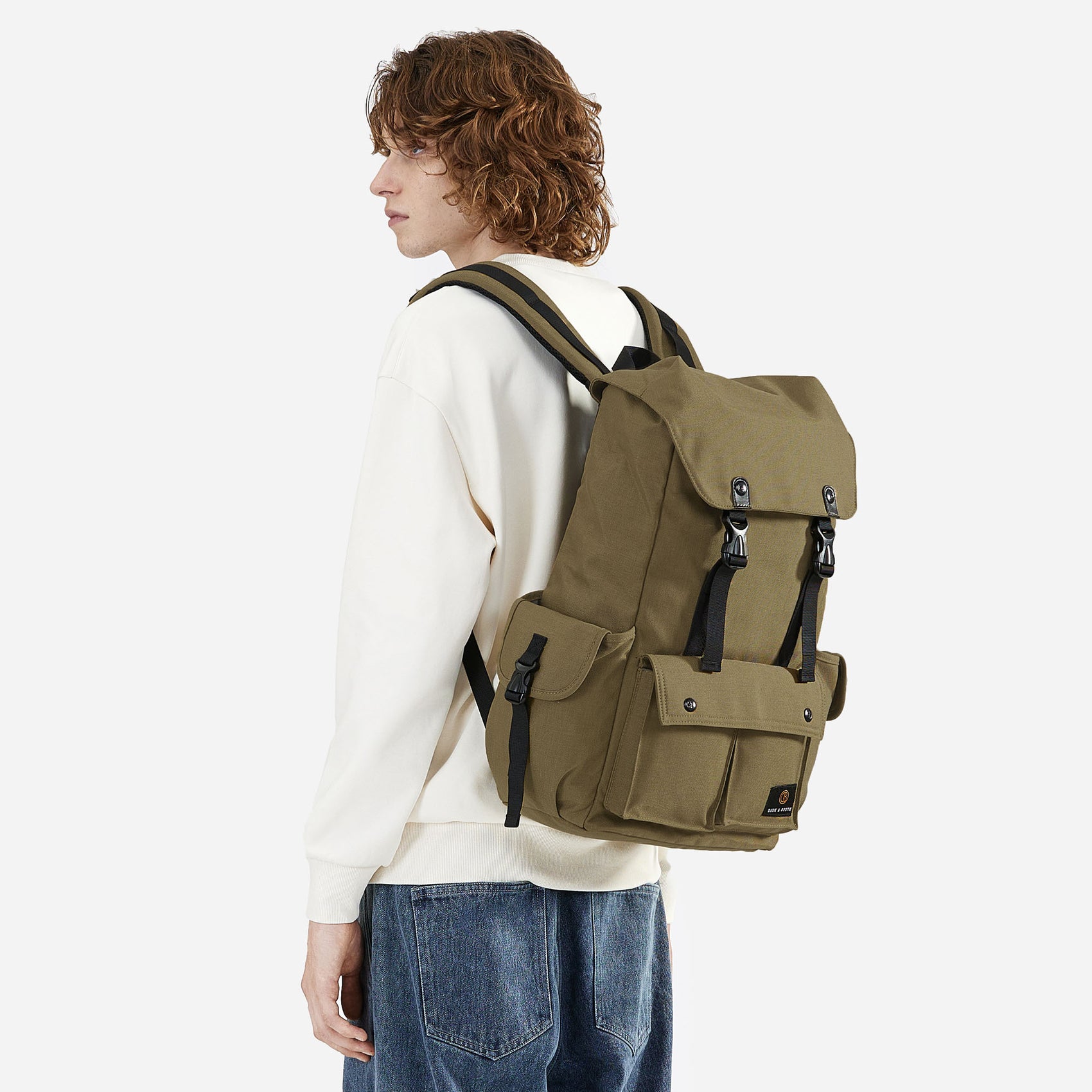 Dude & Bestie Predator Backpack - Khaki Green