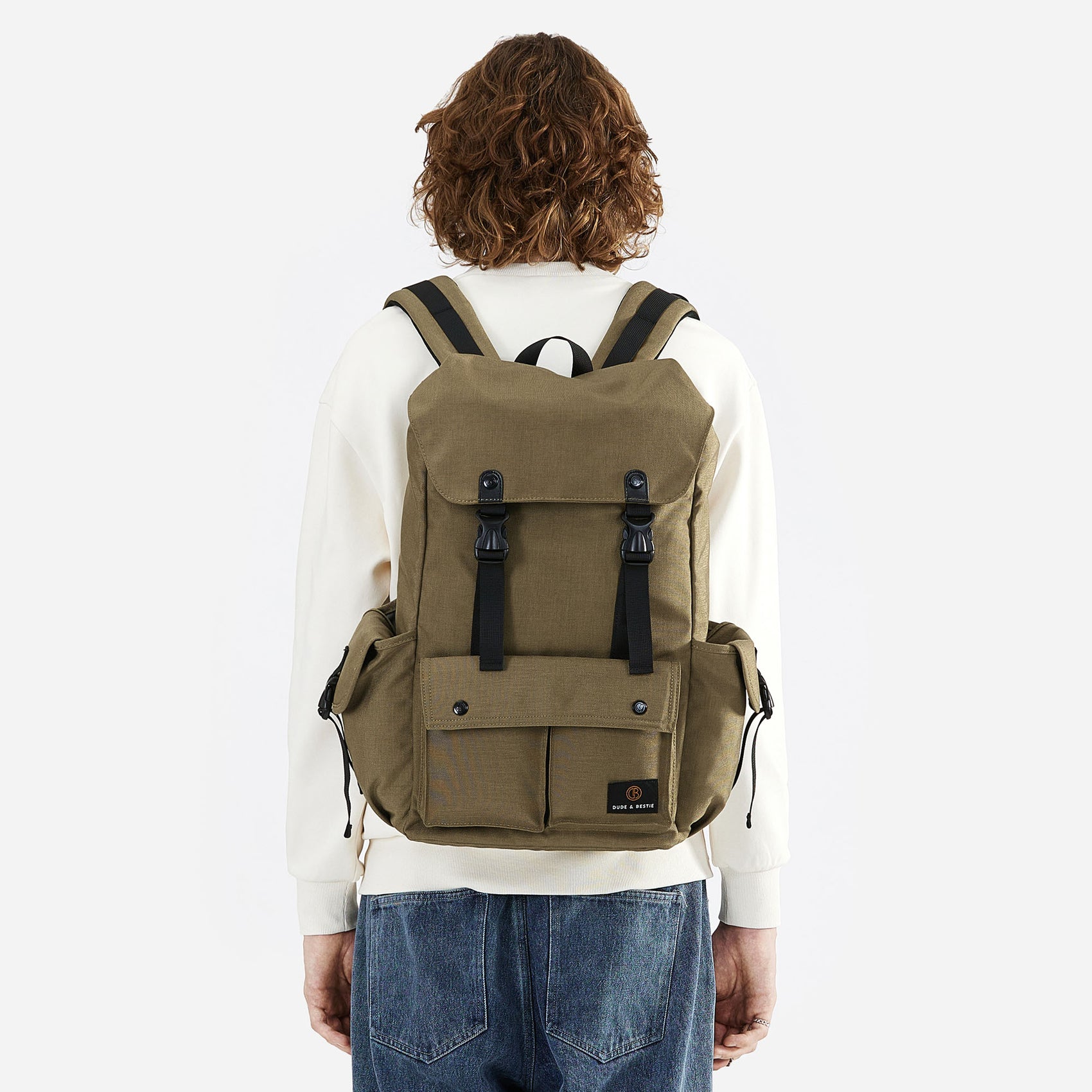 Dude & Bestie Predator Backpack - Khaki Green