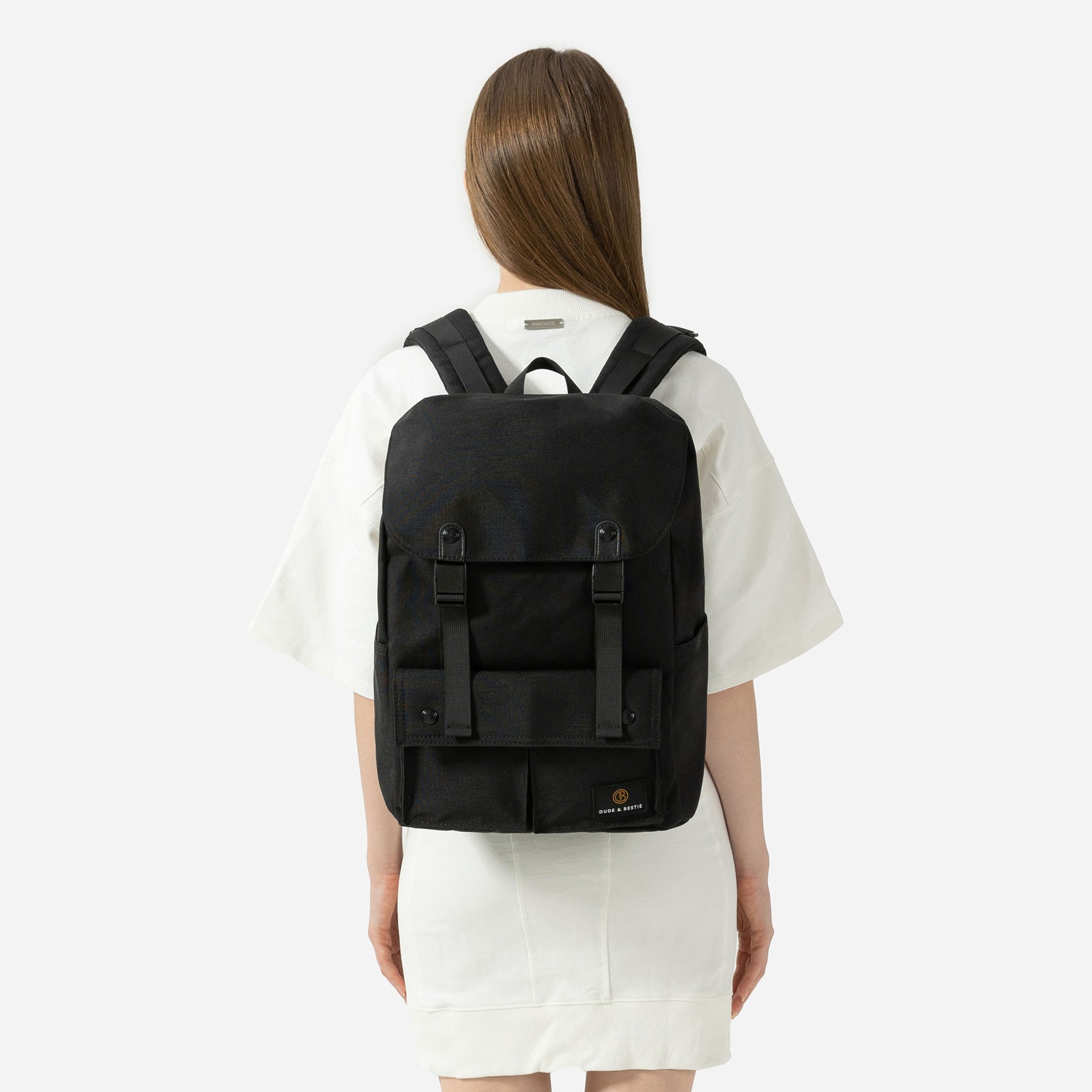 Dude & Bestie Little Predator Backpack - Black