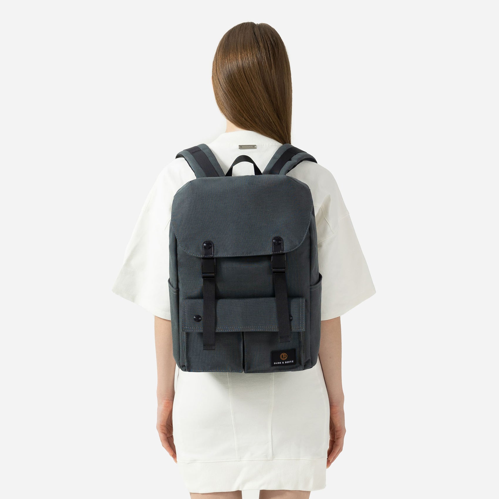 Dude & Bestie Little Predator Backpack - Dark Slate Grey